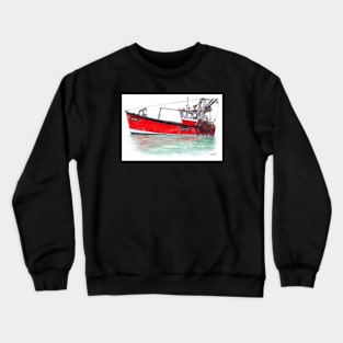 Whitstable Fishing Boat Crewneck Sweatshirt